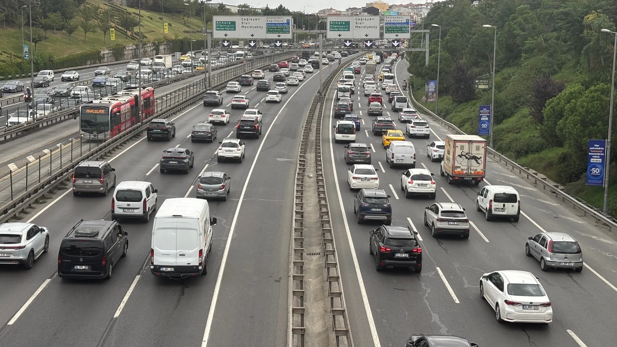 İstanbul’da sabah trafiği kilitlendi! Yoğunluk yüzde 70’e ulaştı