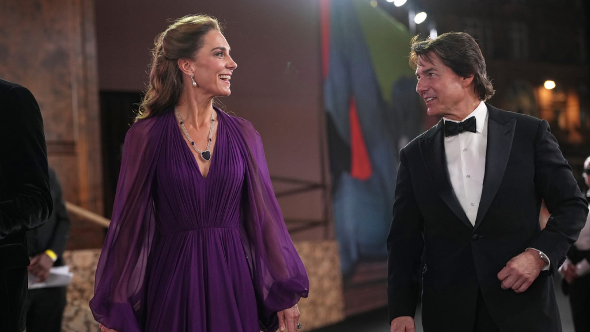 Kraliyet Tom Cruise'un galasında