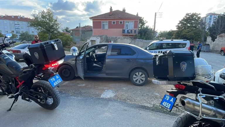 Karaman’da dur ihtarına uymayan alkollü sürücüye 245 bin lira ceza!